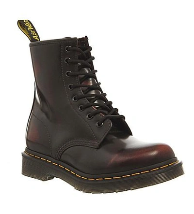 Shop Dr. Martens' 1460 8 Eyelet Leather Boots In Cherry Red Arcadia