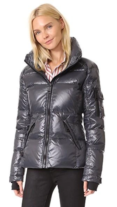 Shop Sam Freestyle Quilted Jacket In Steel