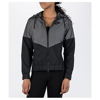 Shop Nike Women's Sportswear Ripstop Windrunner Jacket, Black