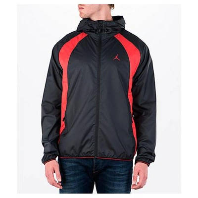 Nike Men's Air Jordan Wings Windbreaker Jacket, Black/red | ModeSens