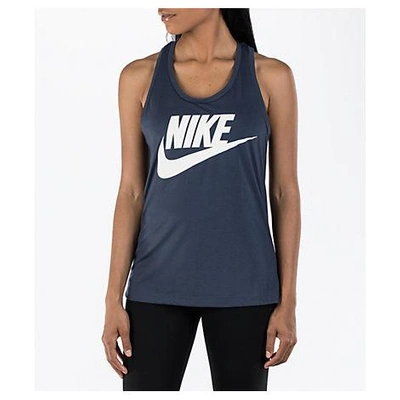 Shop Nike Women's Essential Tank, Blue