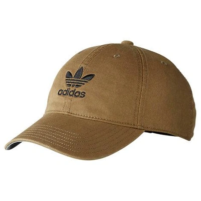 Adidas Originals Originals Precurved Washed Strapback Hat, Women's, Brown |  ModeSens