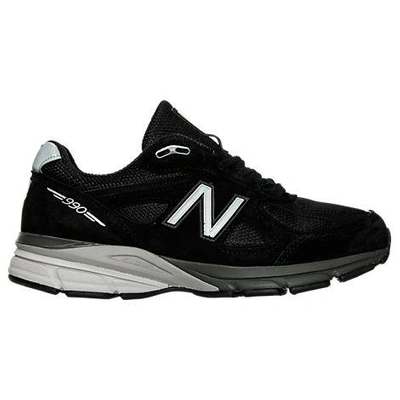Shop New Balance Men's 990 V4 Running Shoes, Black