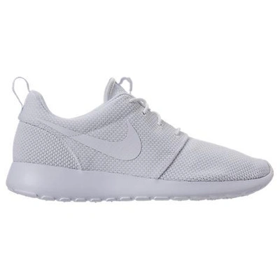 Shop Nike Men's Roshe One Casual Shoes In White/white
