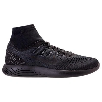 Nike lunarglide 8 mens black hot sale