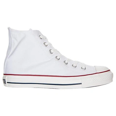 Shop Converse Women's Chuck Taylor High Top Casual Shoes (big Kids' Sizes Available) In Optical White