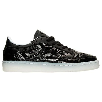 Shop Reebok Women's Club C Hype Metallic Casual Shoes, Black