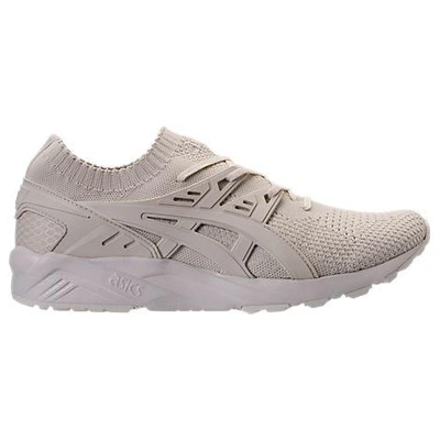 Shop Asics Men's Gel-kayano Trainer Knit Low Casual Shoes, White - Size 13.0