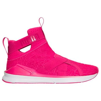 Puma Women's Fierce Strap Flocking Training Shoes, Pink | ModeSens