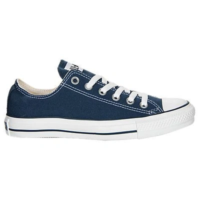 Shop Converse Women's Chuck Taylor Low Top Casual Shoes (big Kids' Sizes Available) In Navy