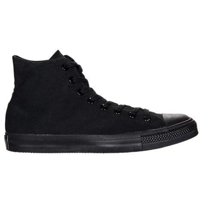 Shop Converse Men's Chuck Taylor All Star High Top Casual Shoes In Black