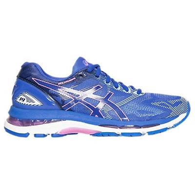 Shop Asics Women's Gel-nimbus 19 Running Shoes, Blue/purple