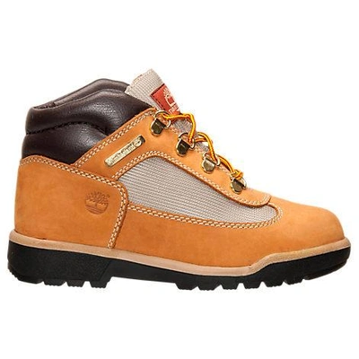 Shop Timberland Little Kids' Field Boots In Mac N' Cheese- Wheat