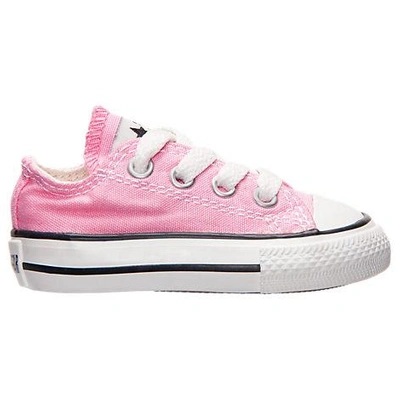 Shop Converse Girls' Toddler Chuck Taylor Low Top Casual Shoes In Pink
