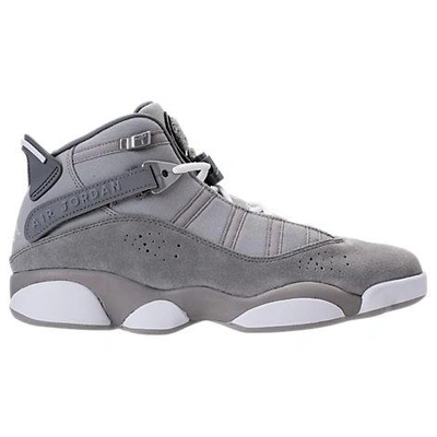 Shop Nike Men's Air Jordan 6 Rings Basketball Shoes, Grey