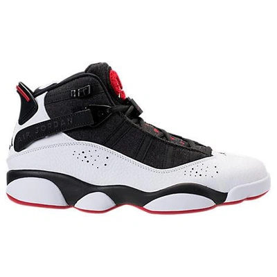Shop Nike Men's Air Jordan 6 Rings Basketball Shoes In Black