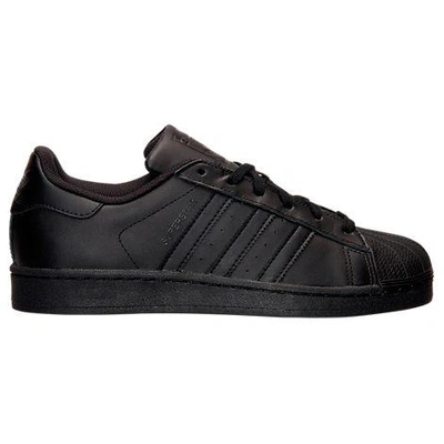 Shop Adidas Originals Adidas Men's Superstar Casual Shoes In Black