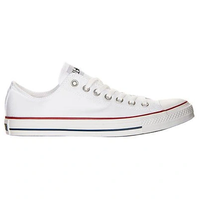 Shop Converse Men's Chuck Taylor All Star Low Top Casual Shoes In Optical White