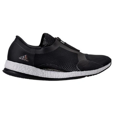Shop Adidas Originals Adidas Pureboost X Trainer Zip Running Shoes, White/black