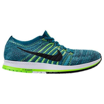 Shop Nike Men's Zoom Flyknit Streak 6 Running Shoes, Blue