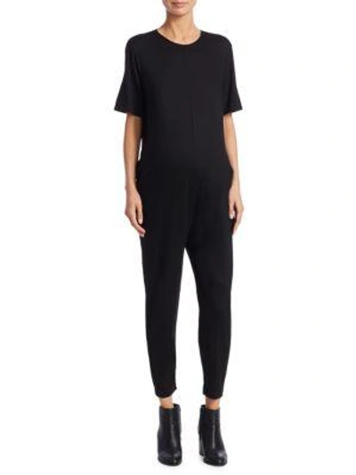 Shop Hatch The Walkabout Jumpsuit In Black