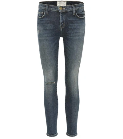 Shop Current Elliott The Stiletto Skinny Jeans In Blue