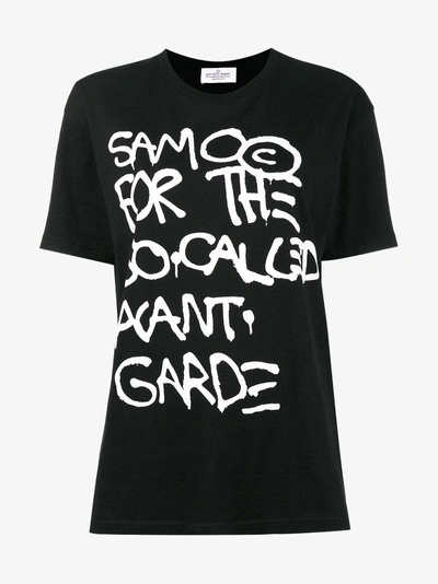 Shop Jean-michel Basquiat X Browns Rome Pays Off Samo Print Short Sleeve T-shirt