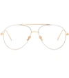 LINDA FARROW AVIATOR GLASSES,P00271680