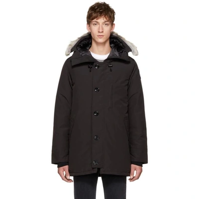 Shop Canada Goose Black Down Black Label Chateau Parka