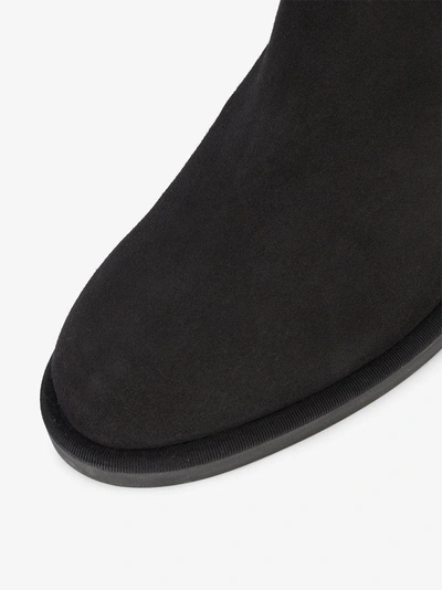 Shop Nicholas Kirkwood Black Casati Pearl Suede Ankle Boots