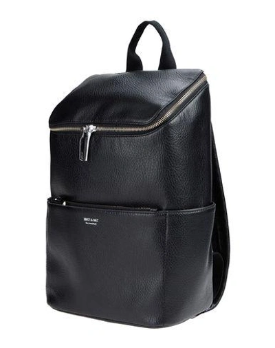 Shop Matt & Nat Backpacks In Black