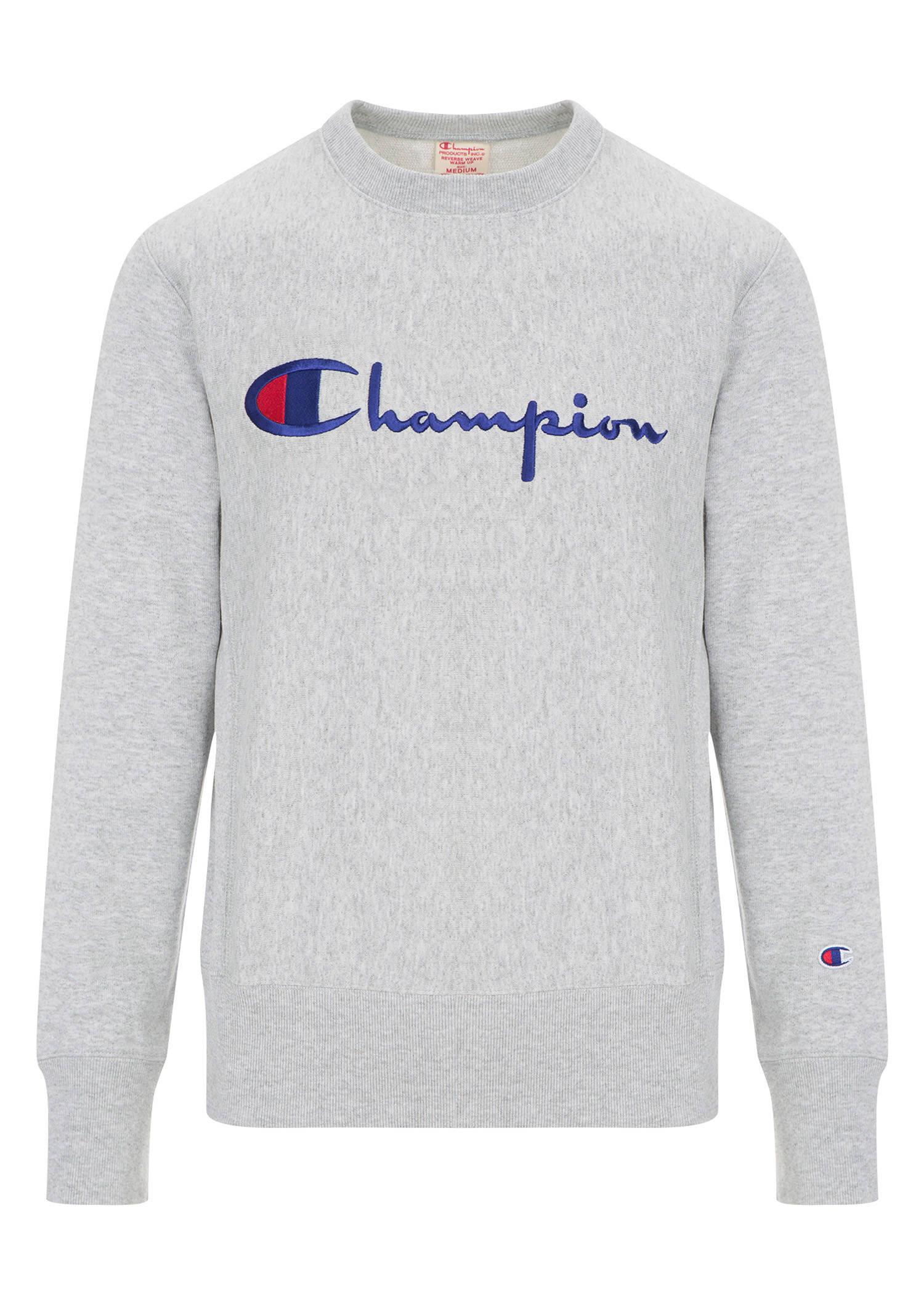 grey champion crewneck sweatshirt