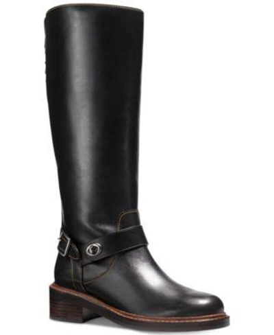 Shop Coach Sutton Boots In Black