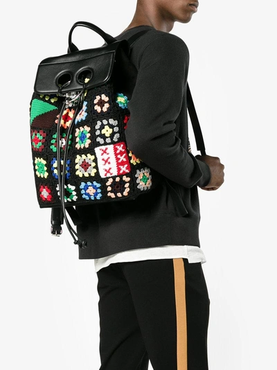 Shop Jw Anderson Pierce Crochet Backpack