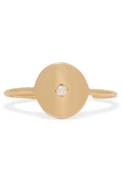 Shop Sansoeurs Sequin 18-karat Gold Diamond Ear Cuff