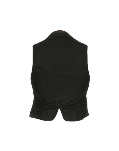 Shop Dolce & Gabbana Vests In Dark Brown