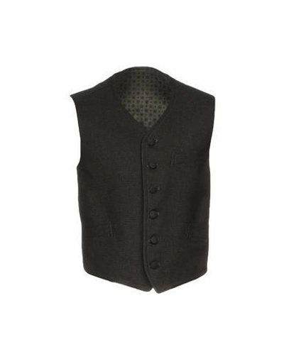 Shop Dolce & Gabbana Suit Vest In Steel Grey