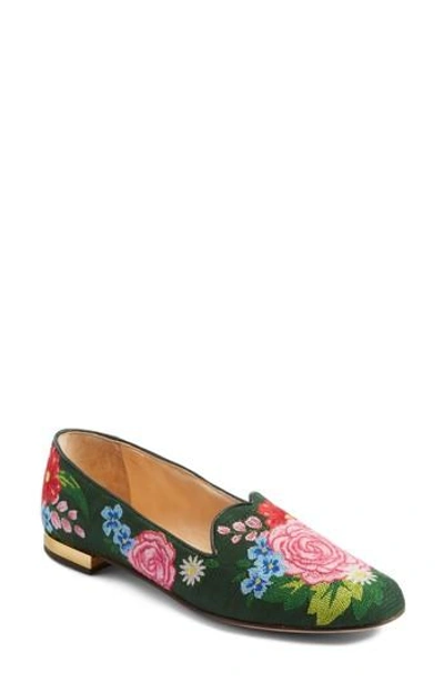 Shop Charlotte Olympia Rose Garden Loafer In Floral Multi