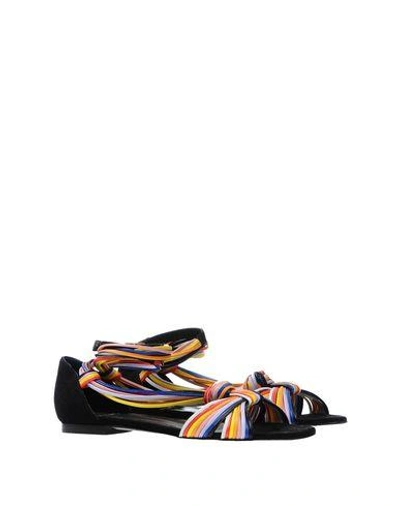 Shop Pierre Hardy Sandals In Yellow