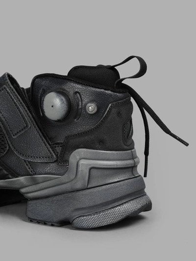 Shop Vetements X Reebok Men's Black Genetically Modified Pump Sneakers In In Collaboration With Reebok
