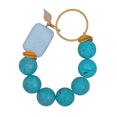 Gucci Turquoise & Vermeil Bracelet