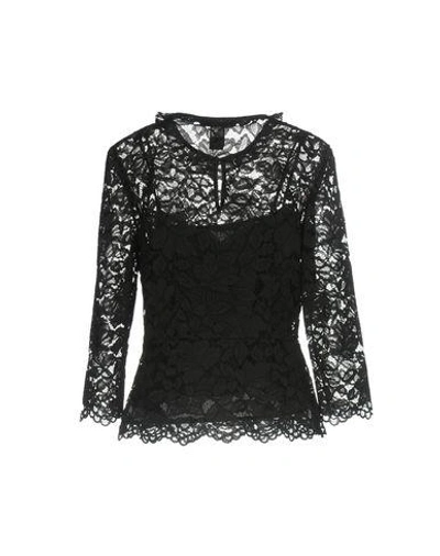 Shop Marc By Marc Jacobs Lace Shirts & Blouses In Black