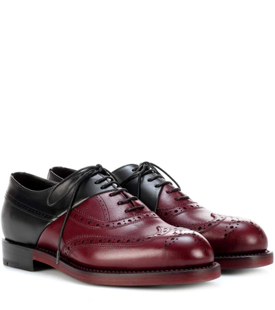 Pierre Hardy Leather Oxford Shoes In Multicoloured