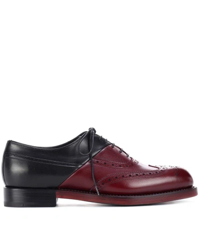 Shop Pierre Hardy Leather Oxford Shoes In Multicoloured