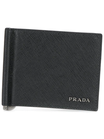 Shop Prada Bi-fold Wallet - Black