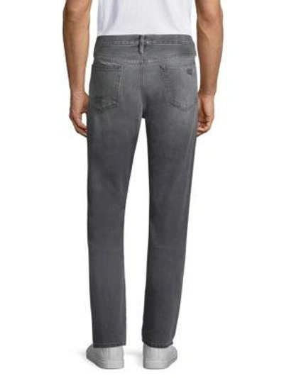 Shop Frame L'homme Slim Fit Distressed Jeans In Grey Fox