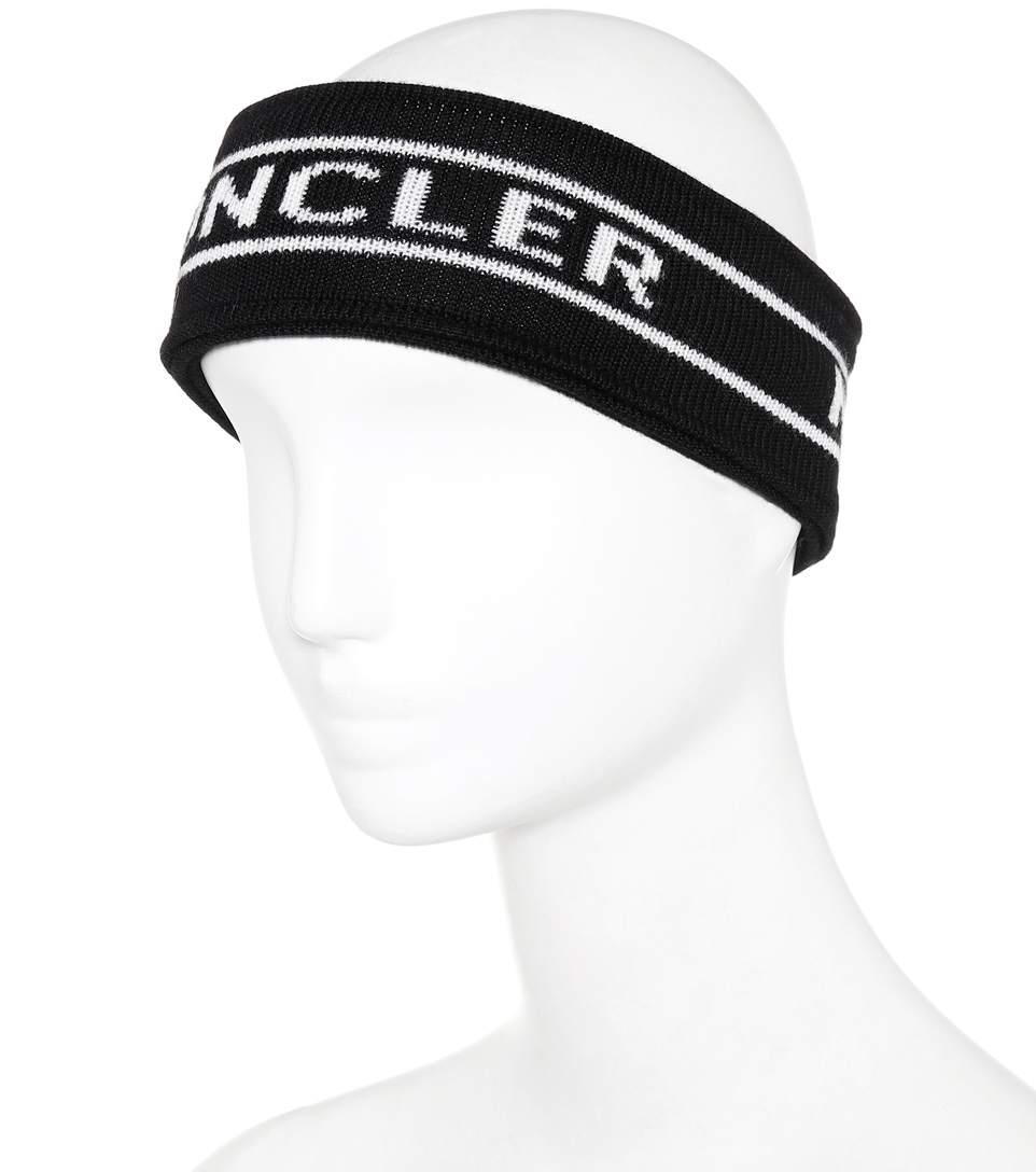 Moncler Wool Headband In Llack | ModeSens