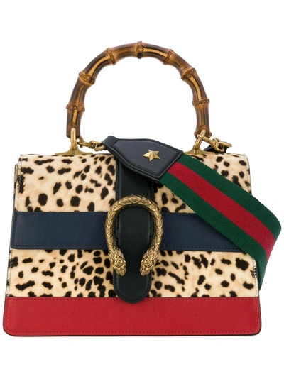 Dionysus leopard tote