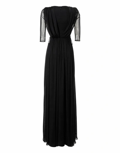 Shop Philipp Plein Evening Dress "crystal Mat"