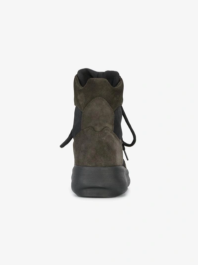 Shop Yeezy Black Suede Military Boots